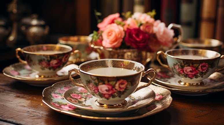 Tea cup and saucer sets